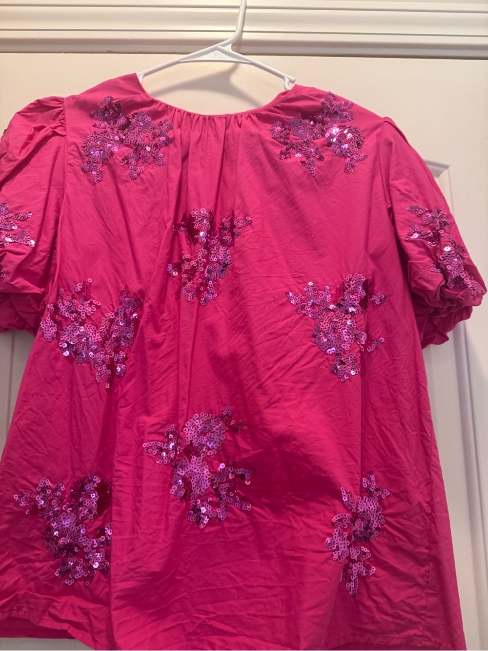 crown & ivy Hot Pink Women's Top